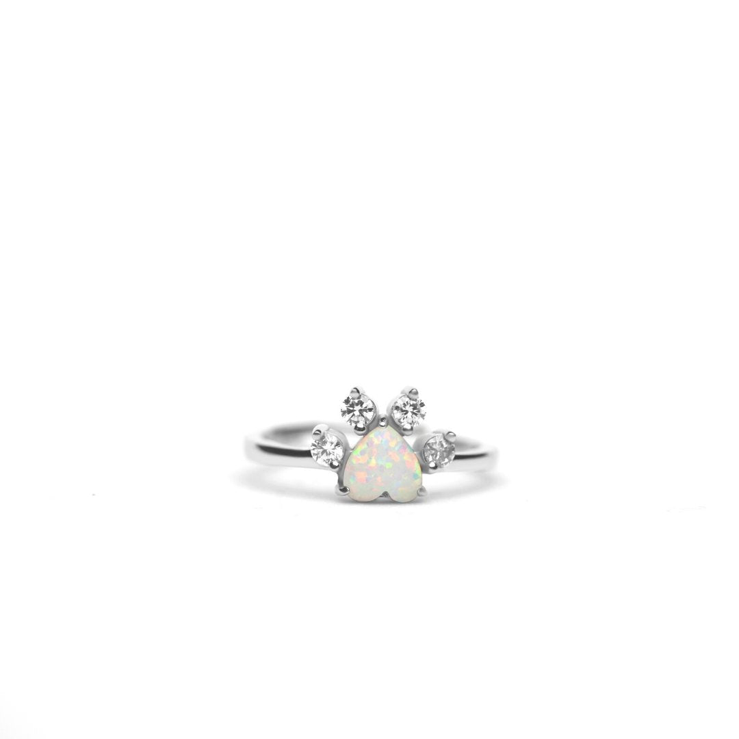 Limited Edition - Opal Paw Ring (925 Sterling Silver)