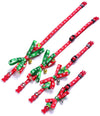 Festive Christmas Bowknot Collar
